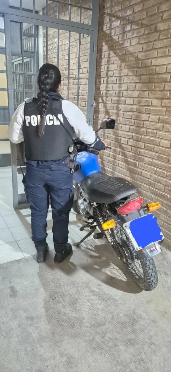 25 de Mayo: secuestraron una moto con motor y cuadro adulterados