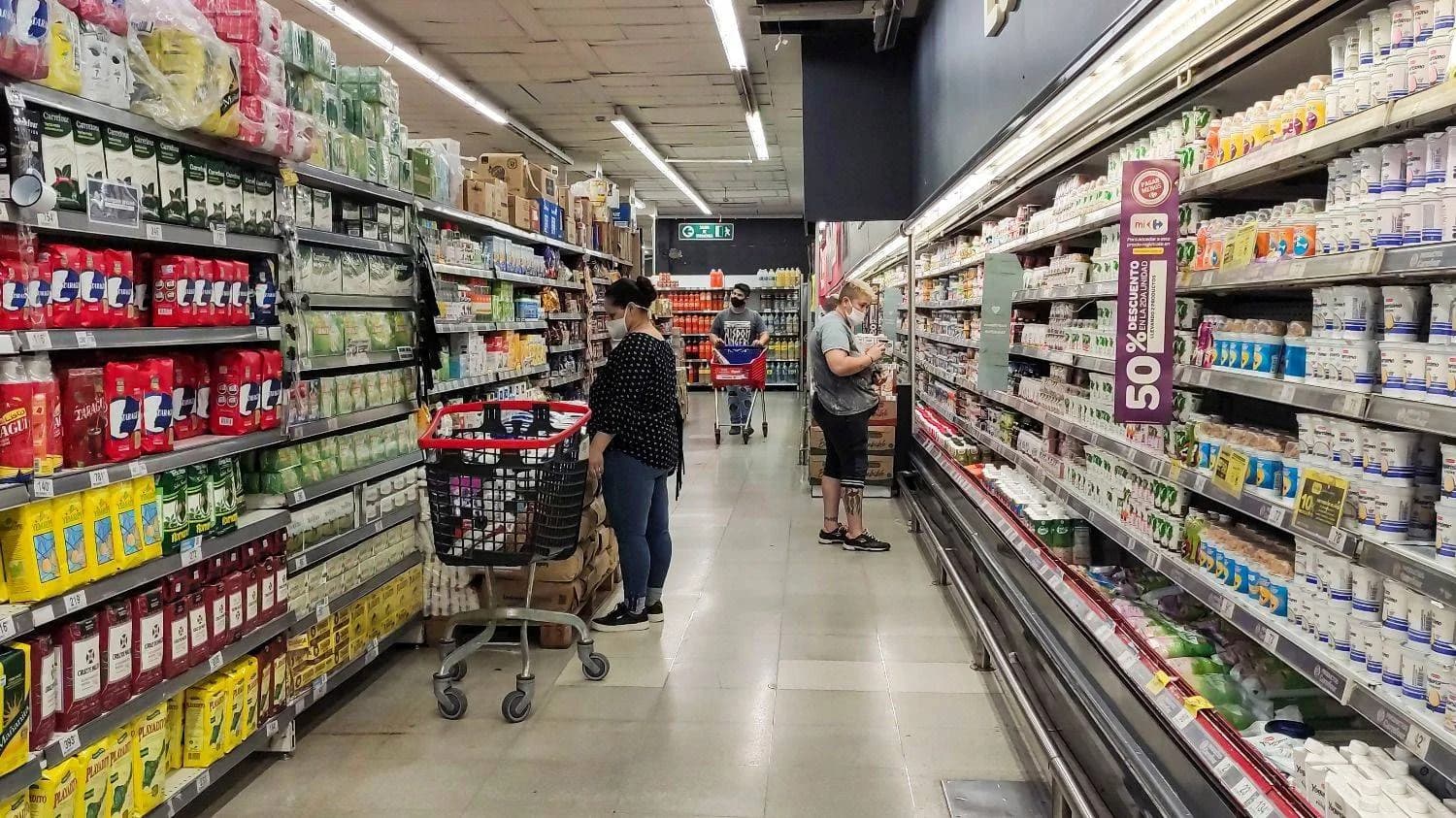 Los alimentos aumentaron el 4,3% en las últimas cuatro semanas