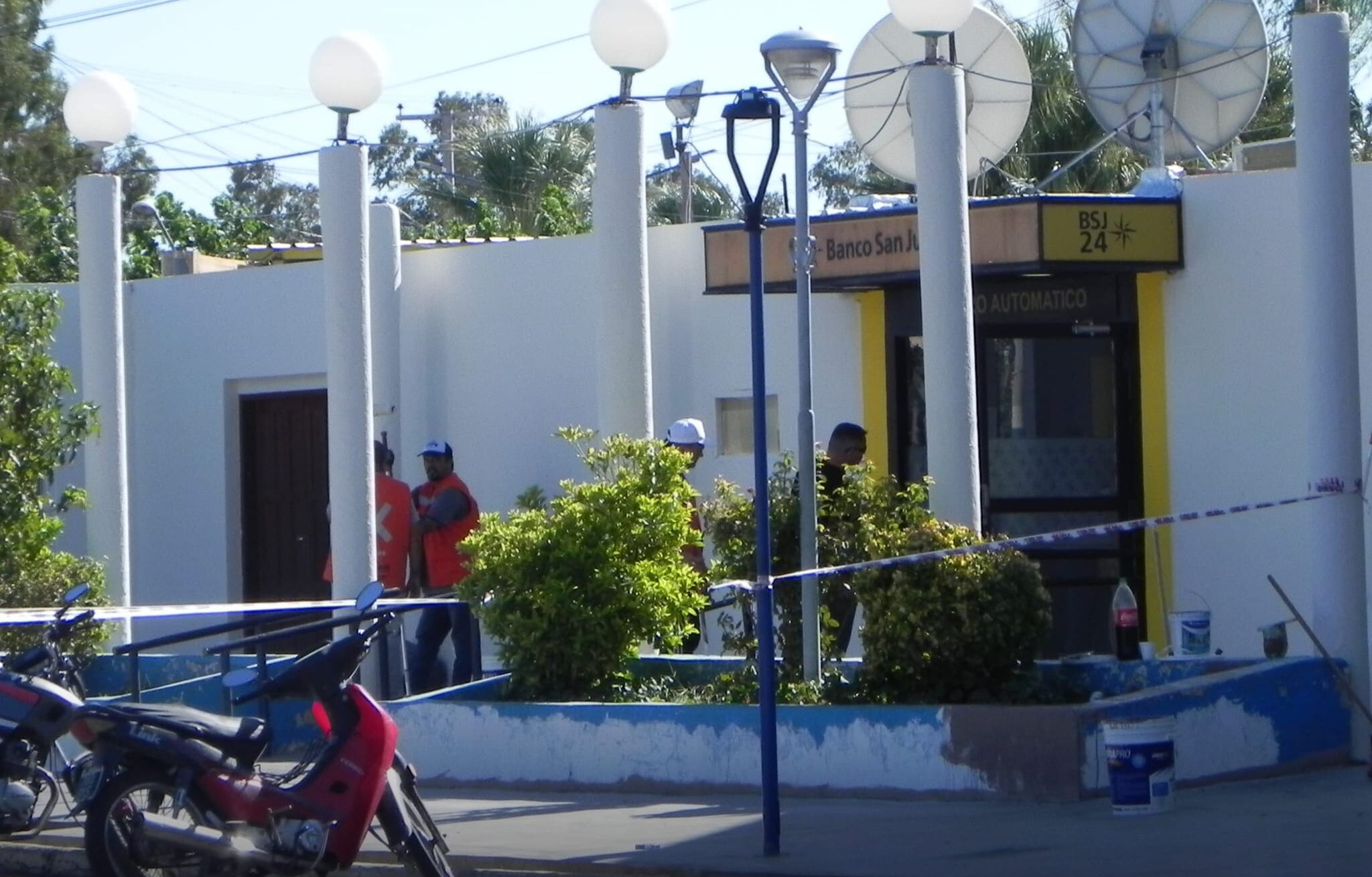 Discusiones que llevaron a un acto de violencia en el edificio municipal de 9 de Julio