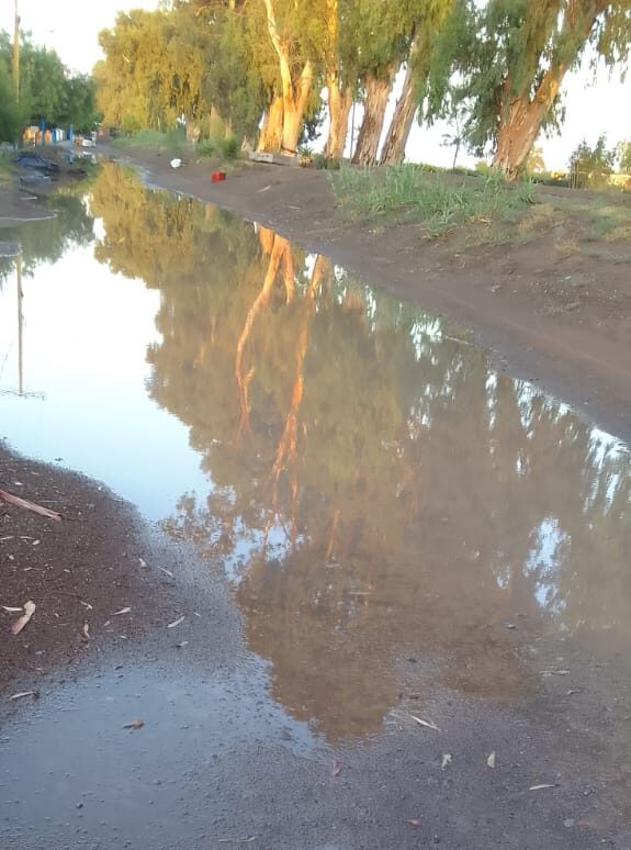 Así amaneció el barrio Santa Rita en la villa cabecera de 9 de Julio