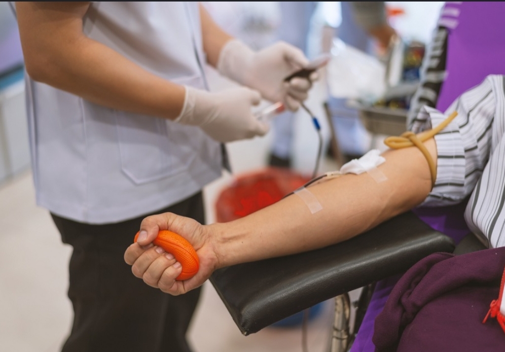 Cronograma para donación de sangre en diciembre