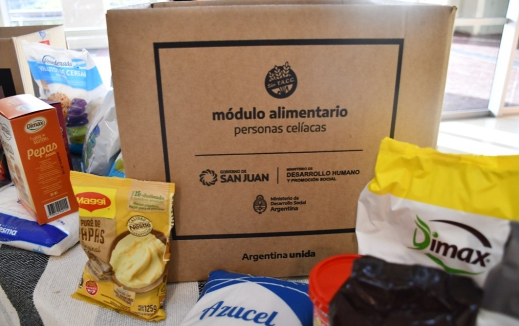 Nueva entrega de módulos alimentarios para personas con celiaquía