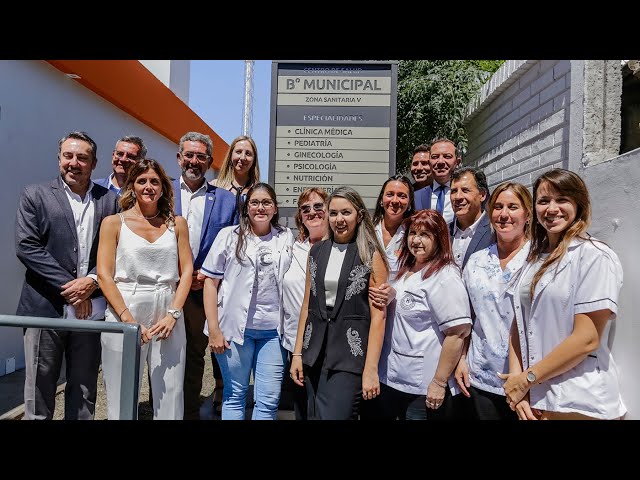 Inauguran obras de ampliación y refacción del Centro de Salud Municipal